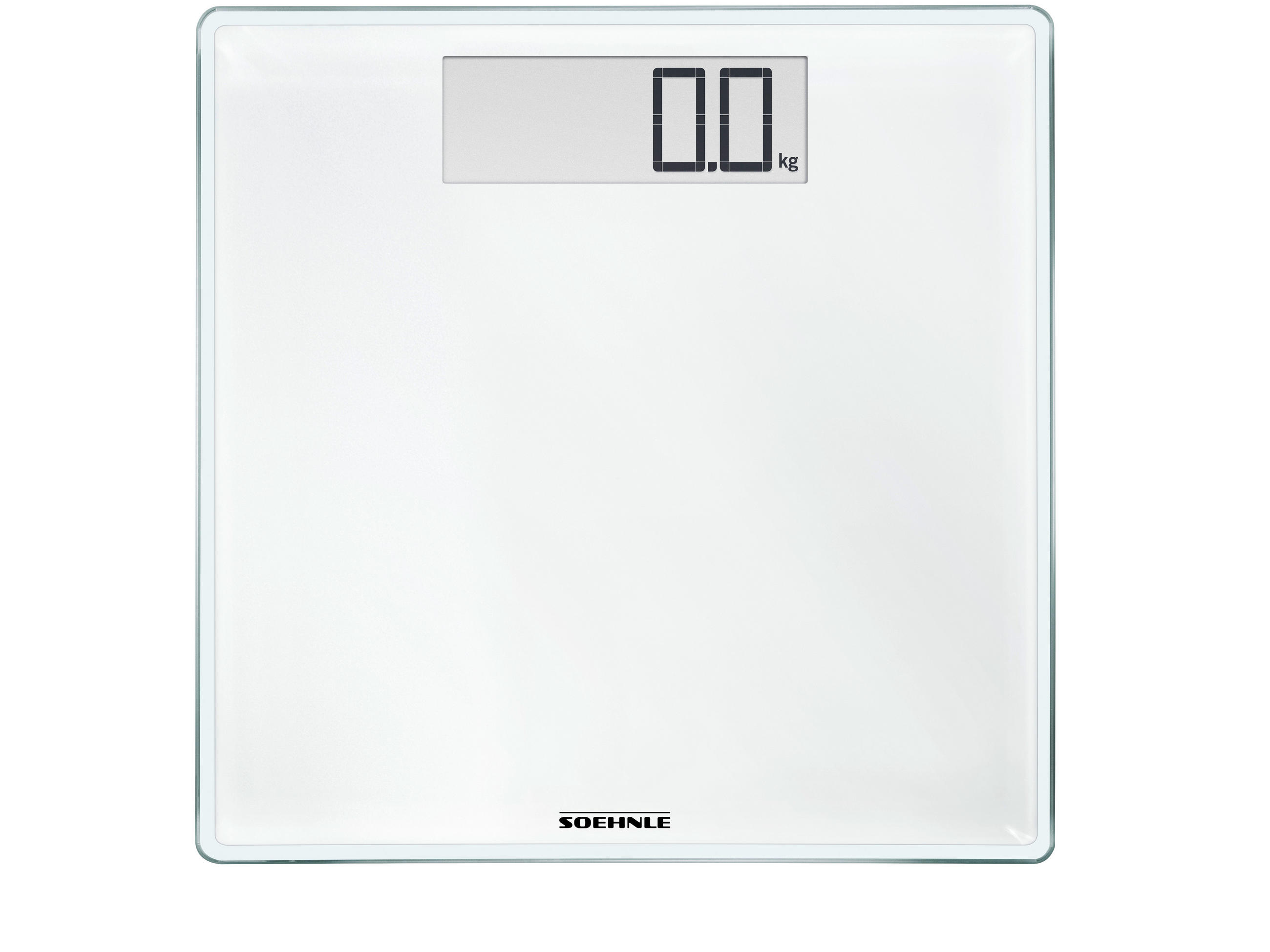 FÜRDŐSZOBAMÉRLEG digitális  - fehér, Basics, műanyag/üveg (31/31/2cm) - Soehnle