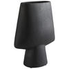 VASE  - Schwarz, Basics, Keramik (30,5/15,5cm)