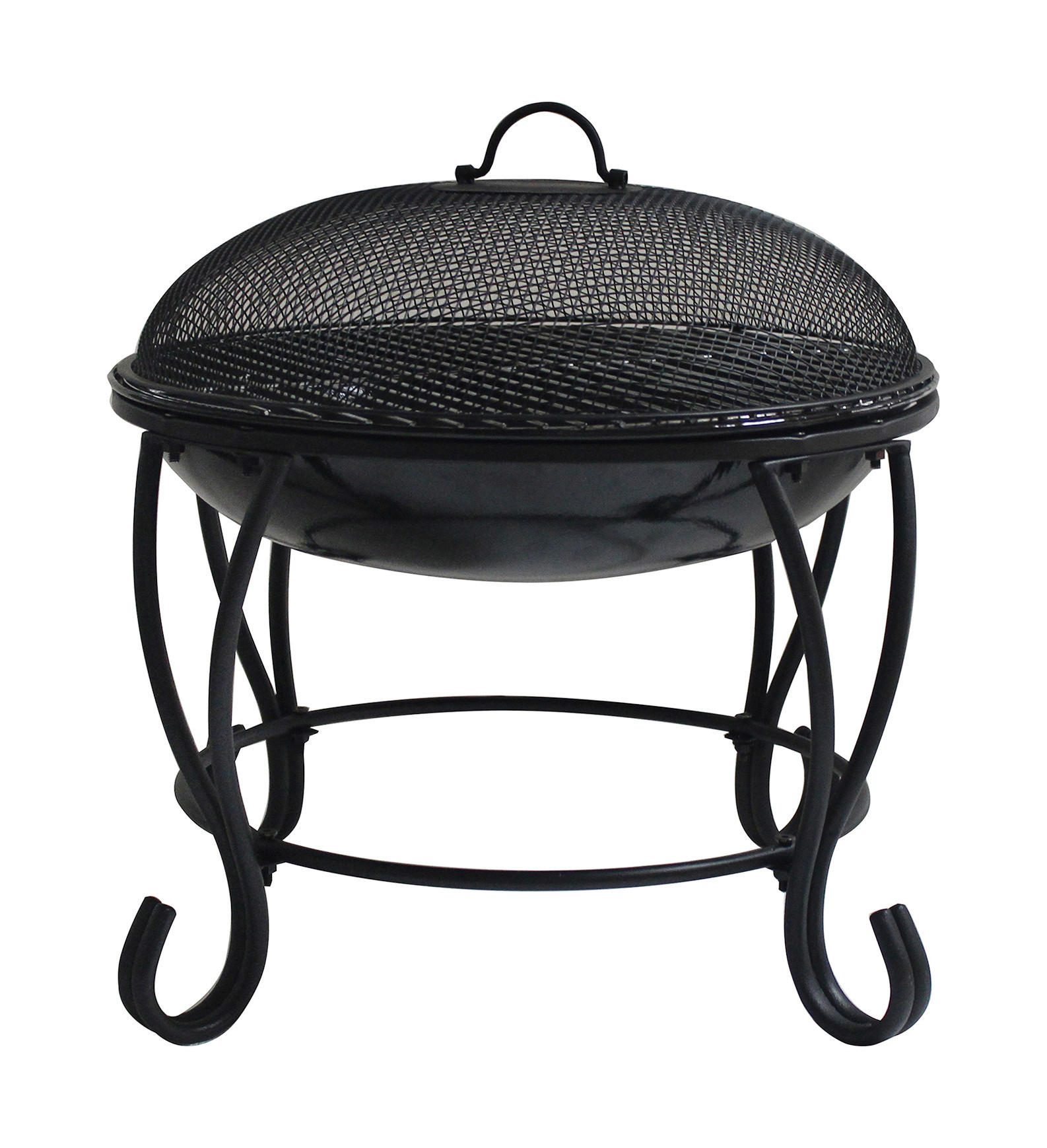 FEUERSTELLE  - Schwarz, Basics, Metall (45cm) - Ambia Garden