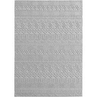 FLACHWEBETEPPICH 60/110 cm HELIX Silberfarben  - Silberfarben, Basics, Kunststoff/Textil (60/110cm) - Novel