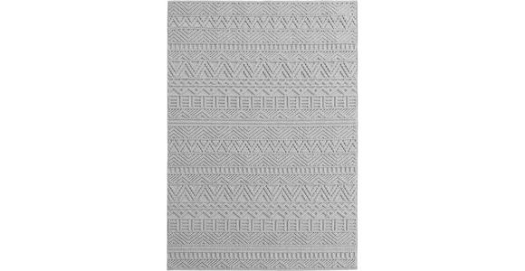 FLACHWEBETEPPICH 80/150 cm HELIX Silberfarben  - Silberfarben, Basics, Kunststoff/Textil (80/150cm) - Novel