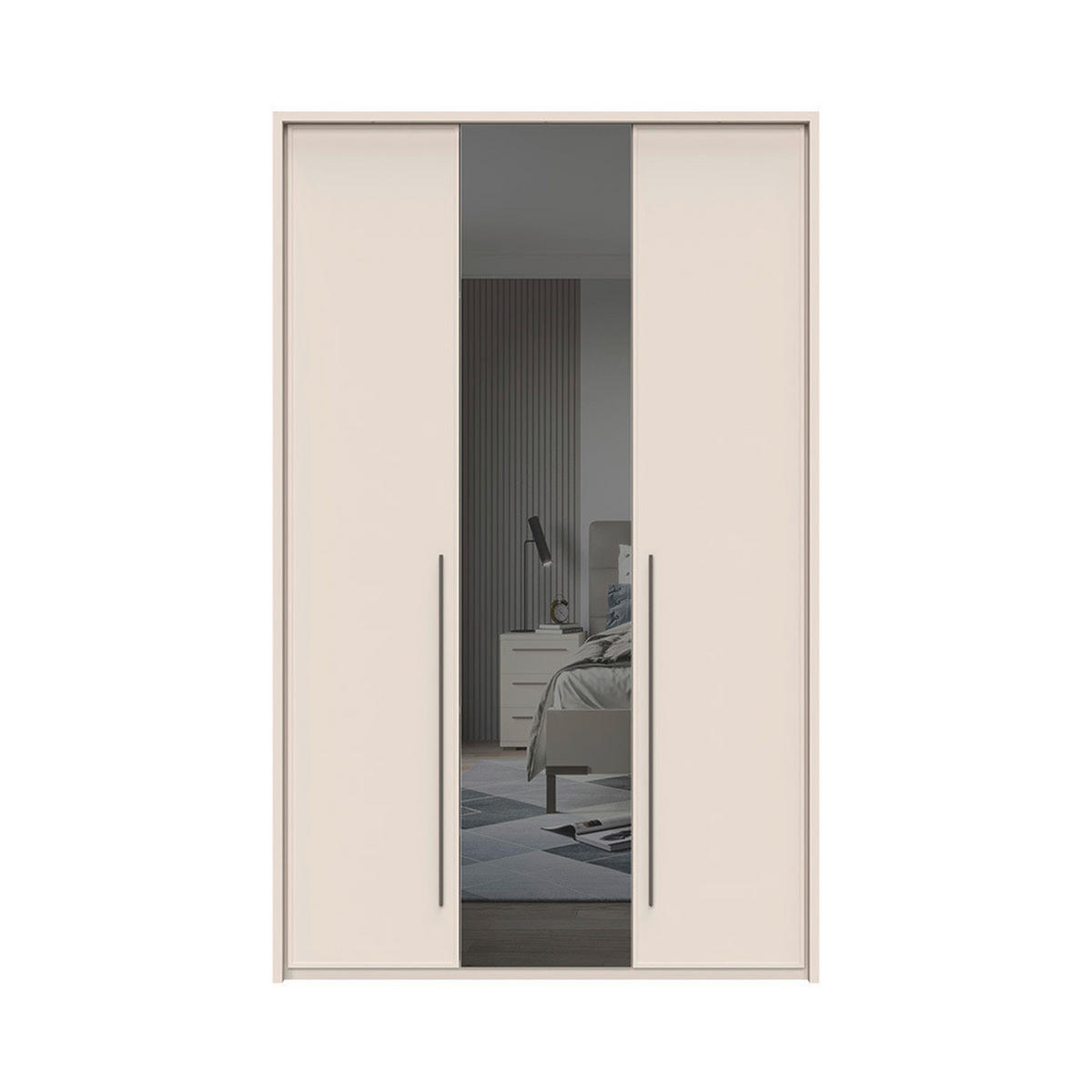 ORMAR SA KLASIČNIM VRATIMA kašmir  142/226/60 cm  - kašmir, Dizajnerski, metal/pločasti materijal (142/226/60cm)
