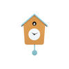 WANDUHR  Dunkelgelb, Pastellblau  - Pastellblau/Dunkelgelb, Basics, Kunststoff (23/10.5/26cm) - Karlsson