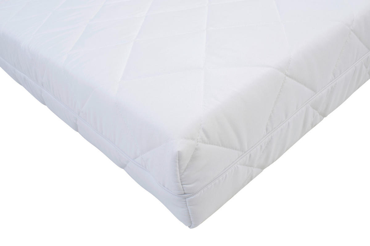 FEDERKERNMATRATZE - Weiß, Basics, Textil (100/200cm) - Boxxx