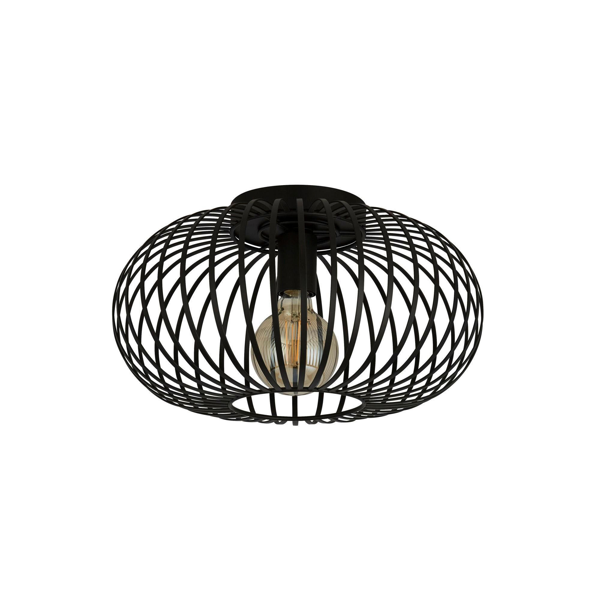 HÄNGELEUCHTE Avery 39/20 cm   - Schwarz, Design, Metall (39/20cm) - Searchlight