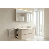 KUPAONICA   - bijela/kašmir, Konvencionalno, kamen/drvni materijal (100cm) - Novel