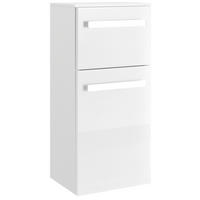 UNTERSCHRANK 30/73/33 cm   - Chromfarben/Weiß Hochglanz, KONVENTIONELL, Glas/Holzwerkstoff (30/73/33cm) - Sadena