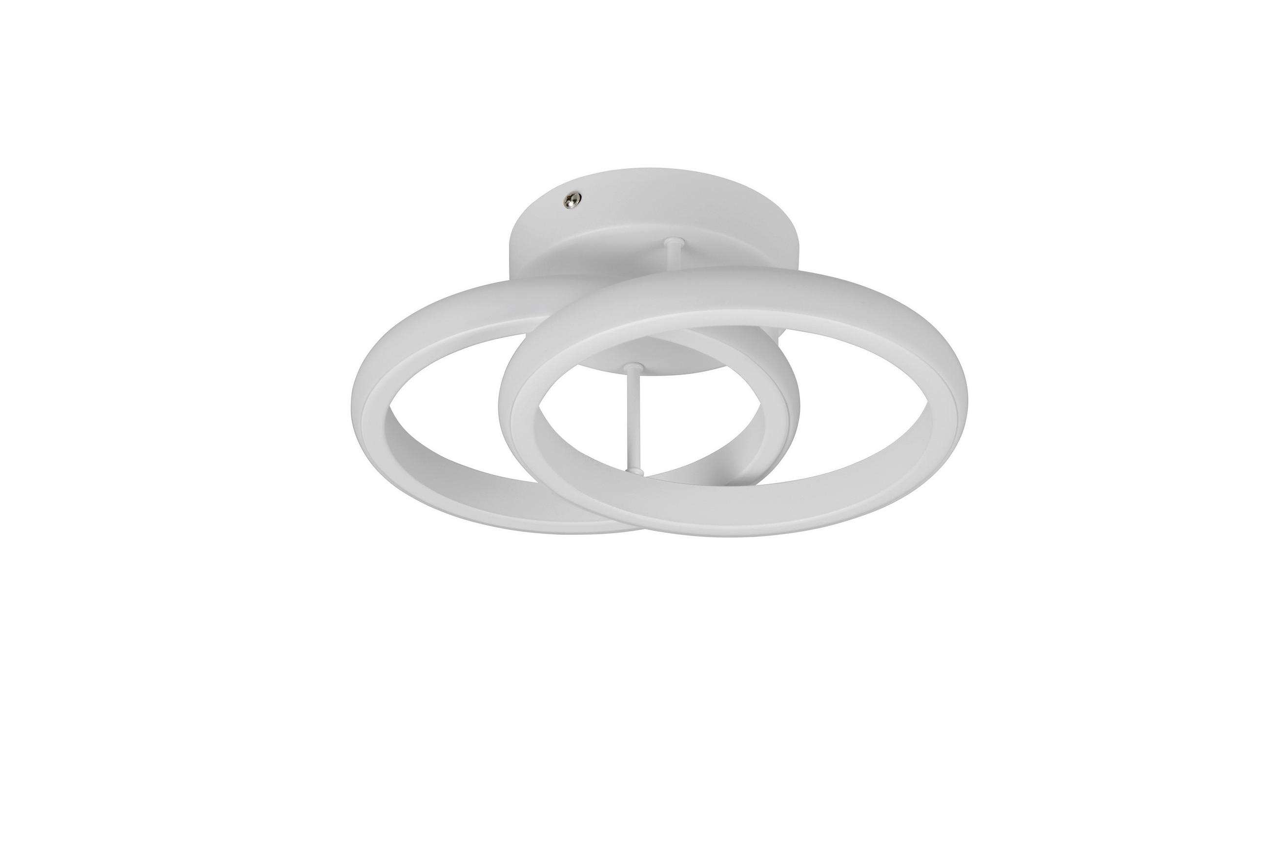 LED-DECKENLEUCHTE     - Weiss, Basics, Metall (26,5/10,5/18,5cm)