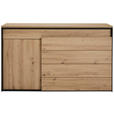 SIDEBOARD in 154/91/42 cm - Schwarz/Eiche Artisan, Design, Holzwerkstoff (154/91/42cm) - Hom`in