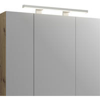 ZRCADLOVÁ SKŘÍŇKA, barvy dubu, barvy dubu, 90/74/18 cm - barvy dubu, Moderní, kompozitní dřevo/sklo (90/74/18cm) - Stylife