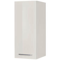 KÜCHENOBERSCHRANK 30/72/35 cm  in Hellgrau  - Edelstahlfarben/Hellgrau, MODERN, Holzwerkstoff/Metall (30/72/35cm) - Nobilia