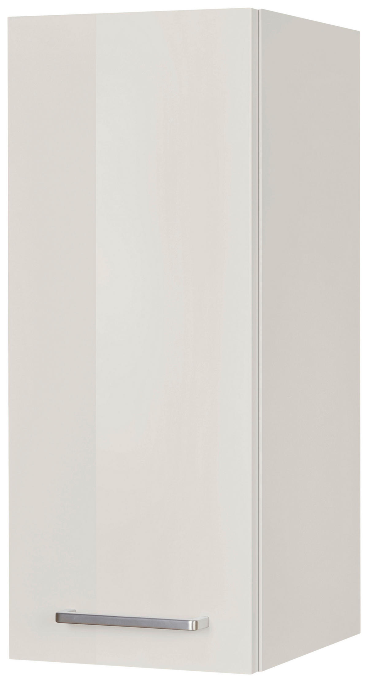 KÜCHENOBERSCHRANK 30/72/35 cm  in Hellgrau  - Edelstahlfarben/Hellgrau, MODERN, Holzwerkstoff/Metall (30/72/35cm) - Nobilia