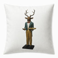 ZIERKISSEN  45/45 cm   - Braun, Design, Textil (45/45cm) - Ambia Home