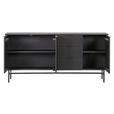 SIDEBOARD  in 170/80/42 cm  - Schwarz, LIFESTYLE, Holz/Metall (170/80/42cm) - Landscape
