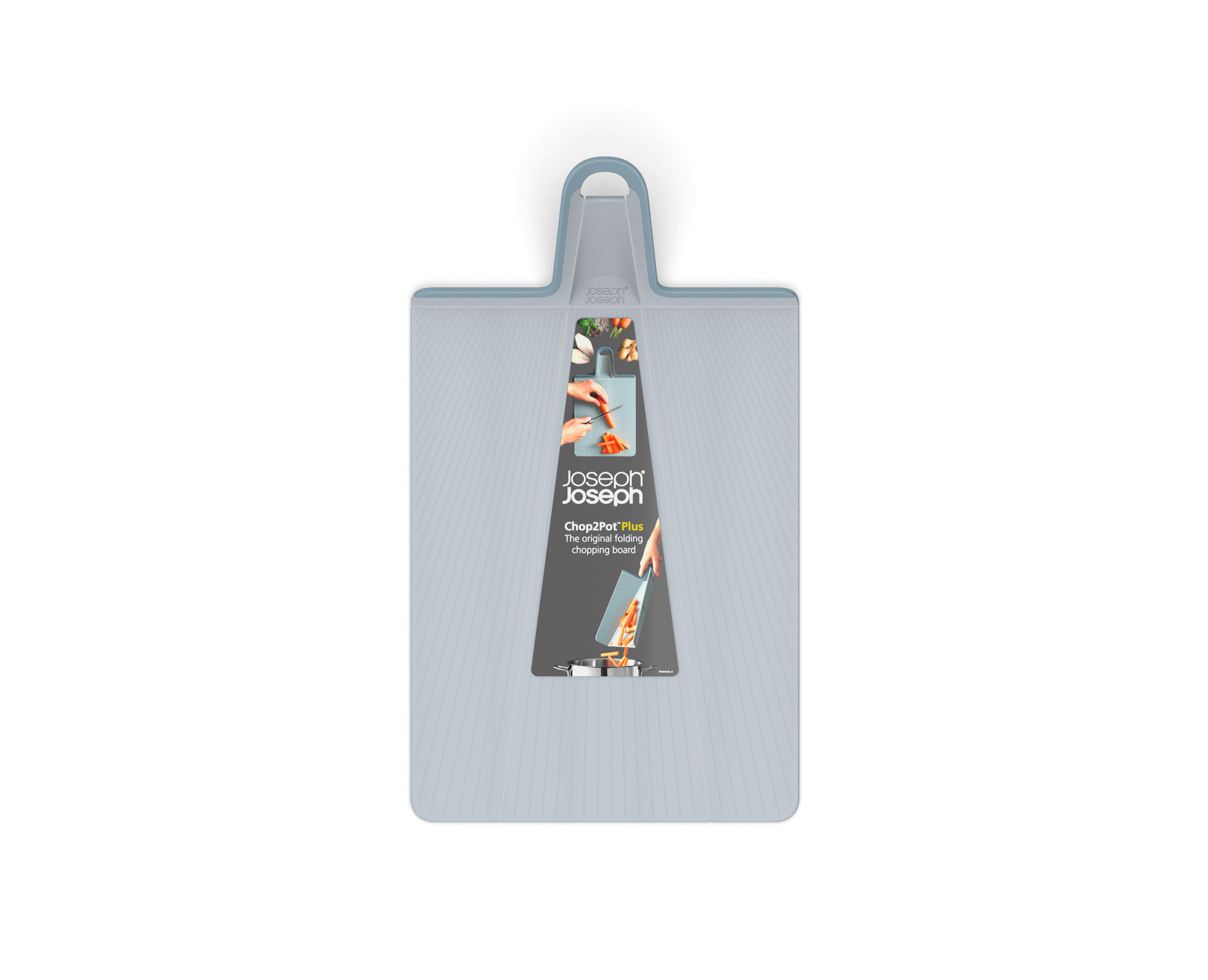 DASKA ZA SEČENJE  plastika  - siva, Osnovno, plastika (45/26,3/7cm) - Joseph Joseph