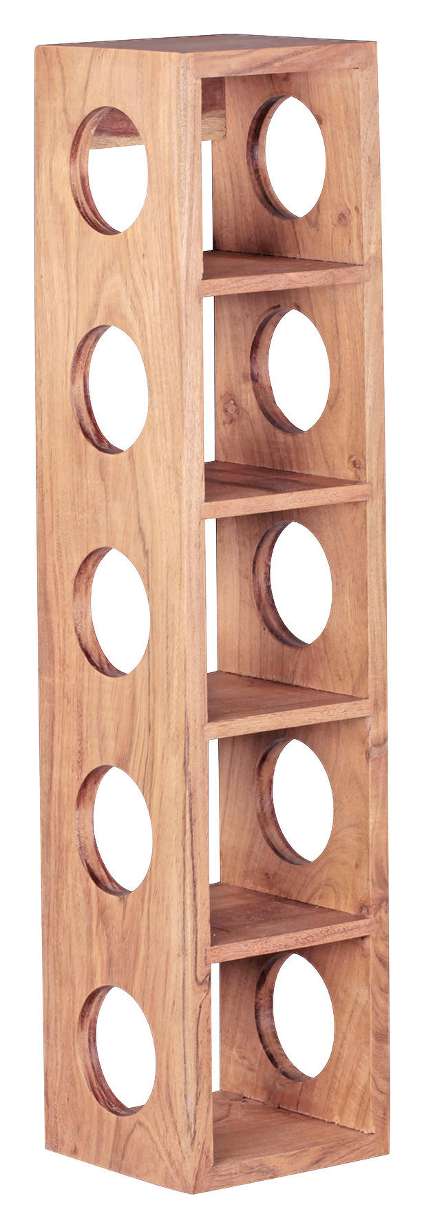 WEINREGAL Akazie massiv Akaziefarben - Akaziefarben, MODERN, Holz (15/70/15cm) - MID.YOU