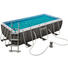 POOL SET RECTANGULAR 56721 - Blau/Dunkelgrau, Basics, Kunststoff/Metall (404/201/100cm) - Bestway POOL SET RECTANGULAR 56721 - Blau/Dunkelgrau, Basics, Kunststoff/Metall (404/201/100cm) - Bestway