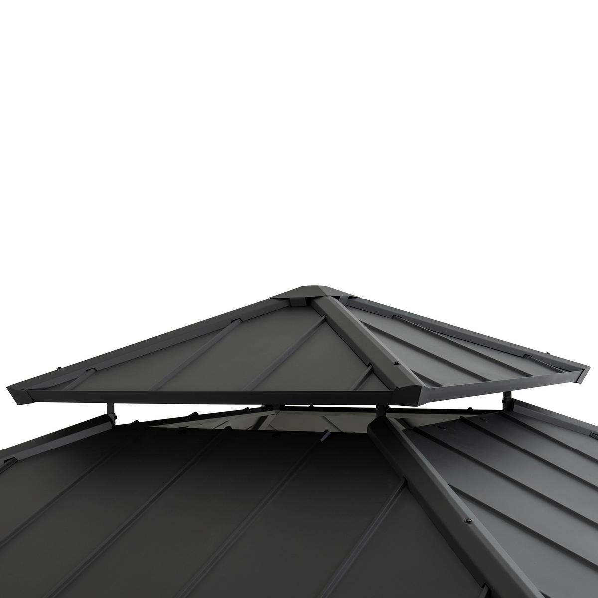 PAVILLON 300/295/300 cm   - Anthrazit, Basics, Metall (300/295/300cm) - Modante
