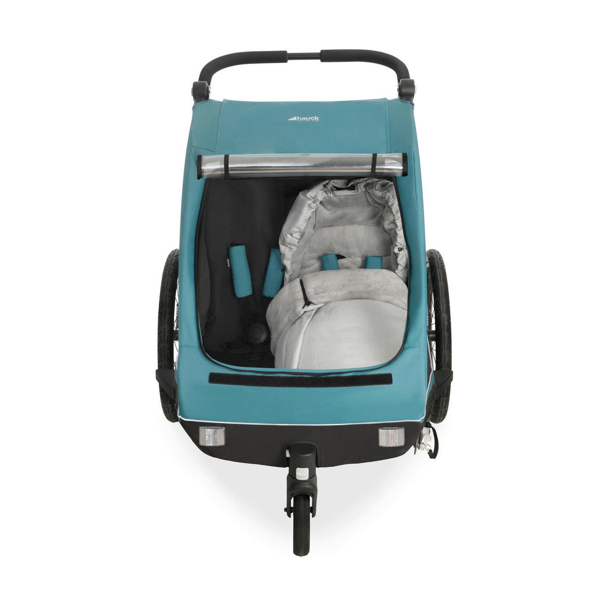 FUßSACK Pushchair Footmuff  - Grau, Basics, Textil (105/10/57cm) - Hauck