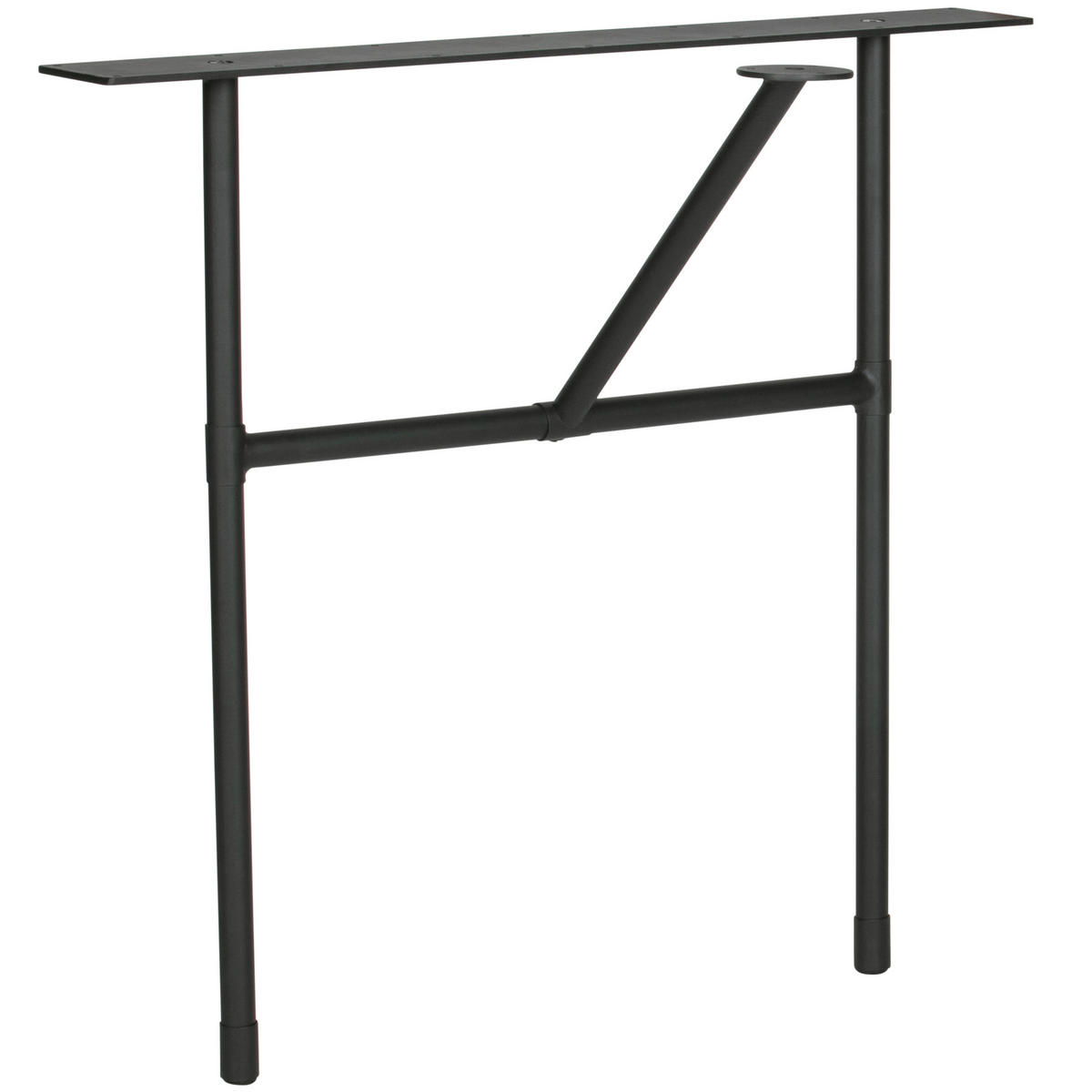 TISCHGESTELL in Metall   - Schwarz, MODERN, Metall (79/72/36cm) - Livetastic