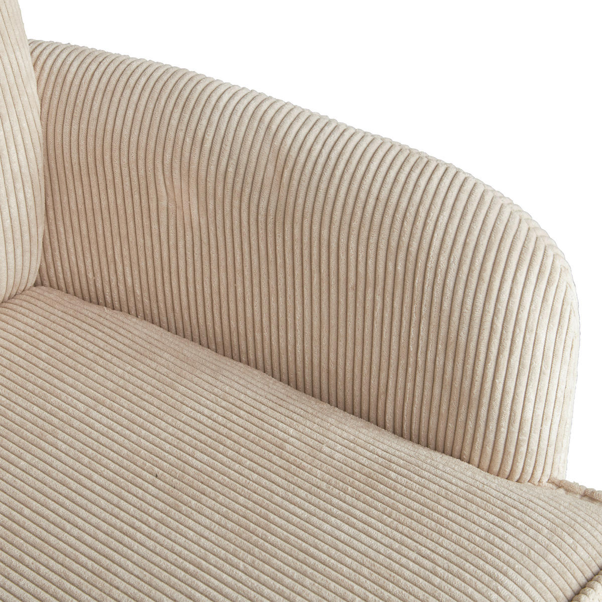 BARHOCKER in Metall, Textil Schwarz, Beige  - Beige/Schwarz, KONVENTIONELL, Textil/Metall (57/100-121/57cm) - MID.YOU