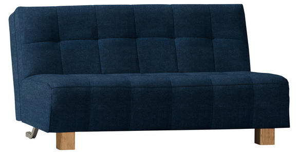 SCHLAFSOFA Juice in Dunkelblau  - Naturfarben/Dunkelblau, Design, Holz/Textil (165/92/102cm) - Novel