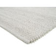 HANDWEBTEPPICH 80/250 cm Helsinki Silberfarben  - Silberfarben, Basics, Textil (80/250cm) - Linea Natura