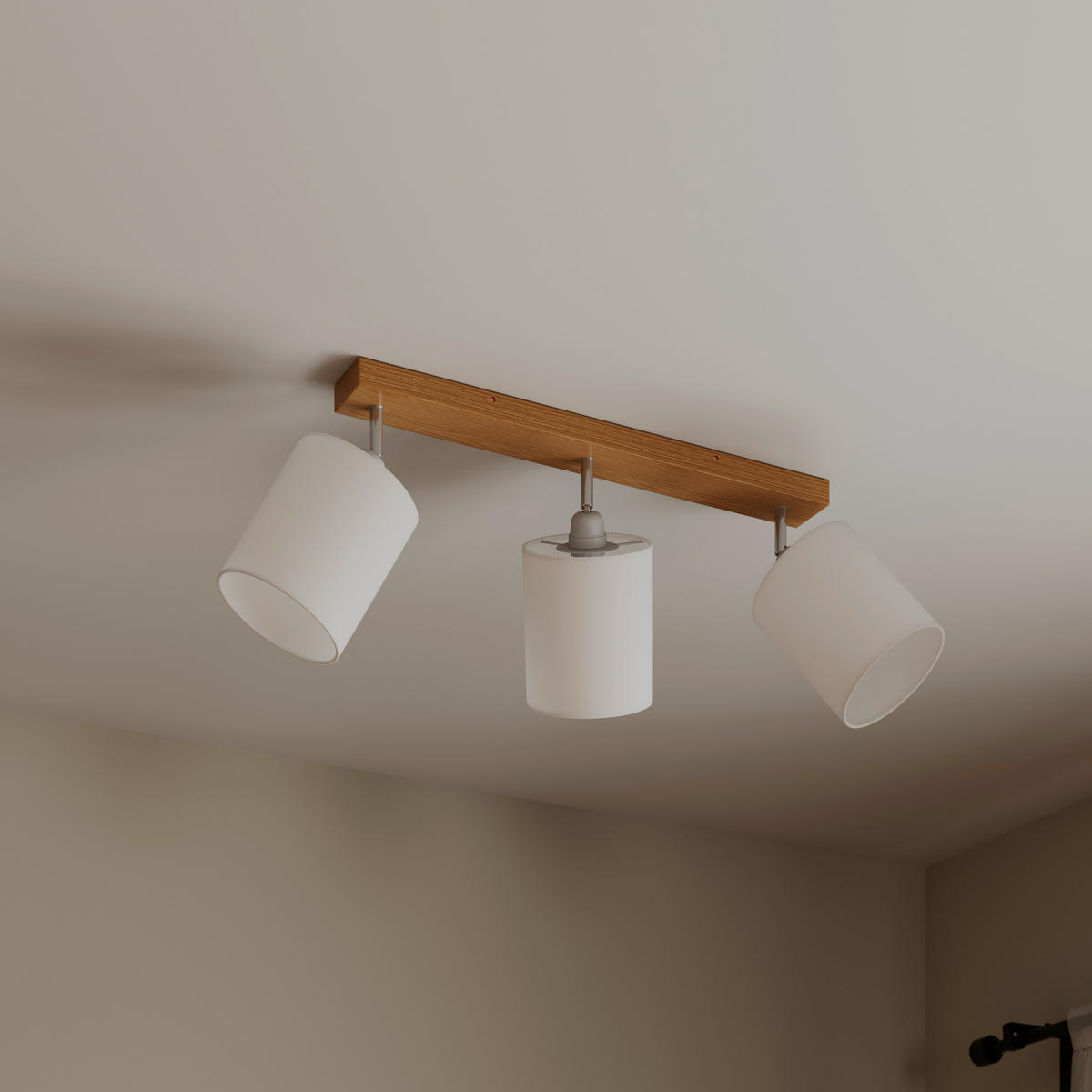 STRAHLER Sofia 82/38/26 cm  - Eschefarben/Weiß, Natur, Holz/Textil (82/38/26cm) - Marama