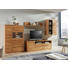 WOHNWAND Wildkernbuche furniert, massiv Buchefarben - Edelstahlfarben/Buchefarben, KONVENTIONELL, Glas/Holz (324/190/50cm) - Cantus WOHNWAND Wildkernbuche furniert, massiv Buchefarben - Edelstahlfarben/Buchefarben, KONVENTIONELL, Glas/Holz (324/190/50cm) - Cantus