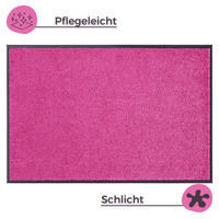 SCHMUTZFANGMATTE  120/180 cm  Pink  - Pink, Basics, Kunststoff/Textil (120/180cm)