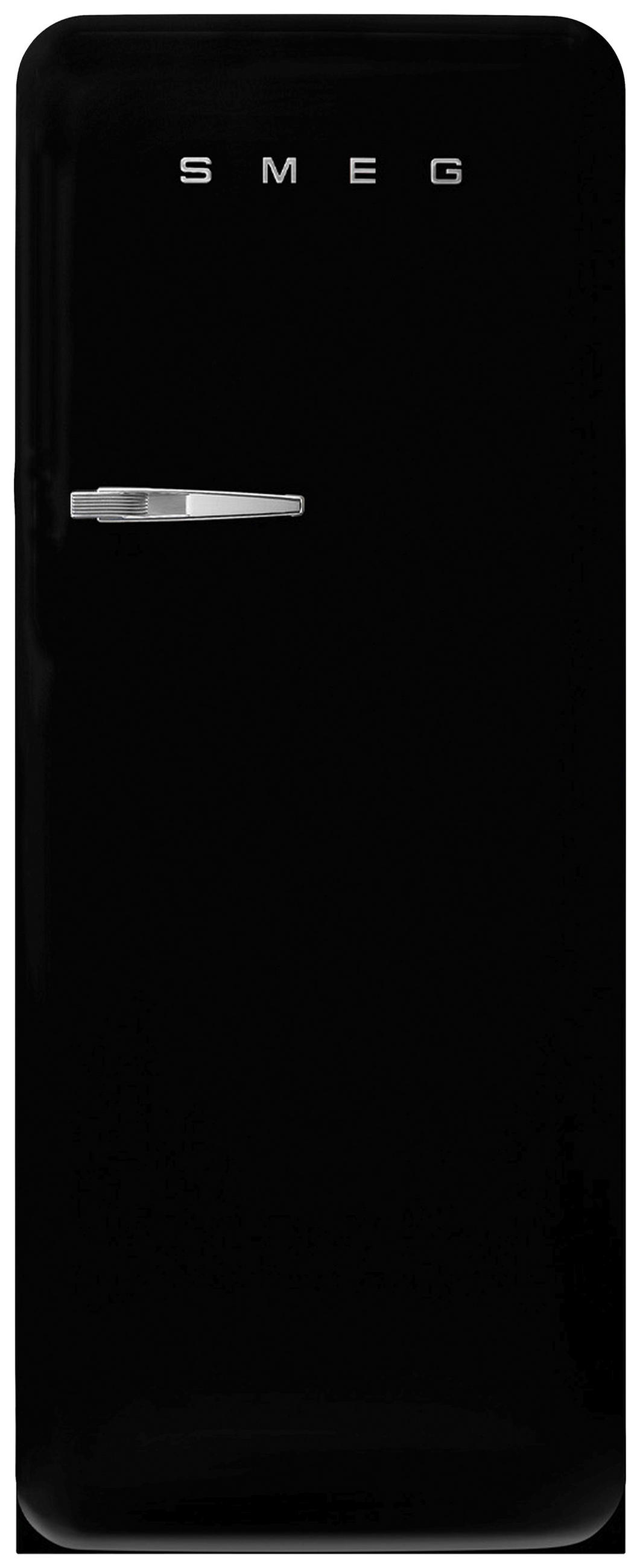 KÜHLSCHRANK 60,1/150/78,8 cm FAB28RDBLM5  - Schwarz, Basics, Glas/Metall (60,1/150/78,8cm) - SMEG