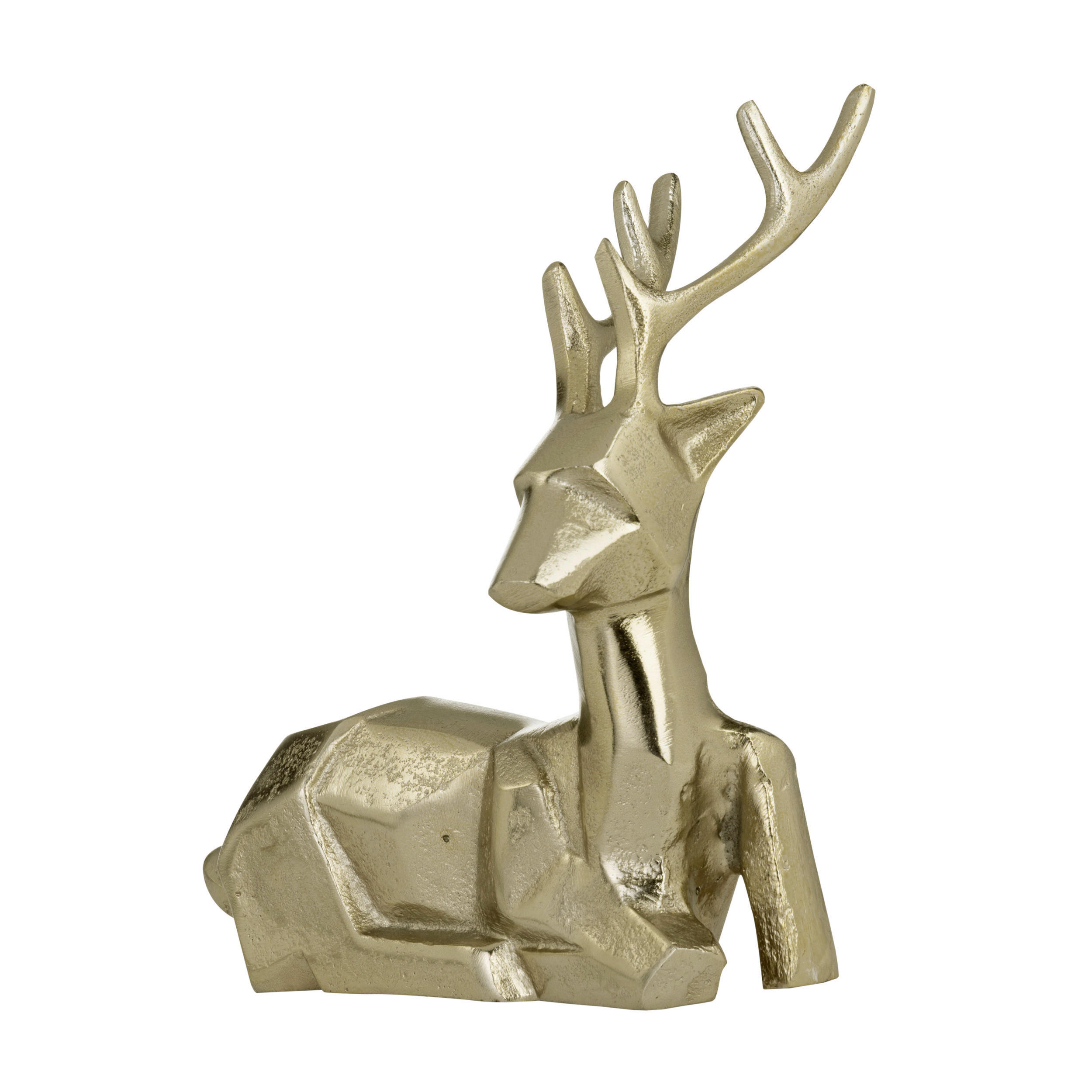 DEKOHIRSCH - Messingfarben, LIFESTYLE, Metall (18,5/11,5/20cm)