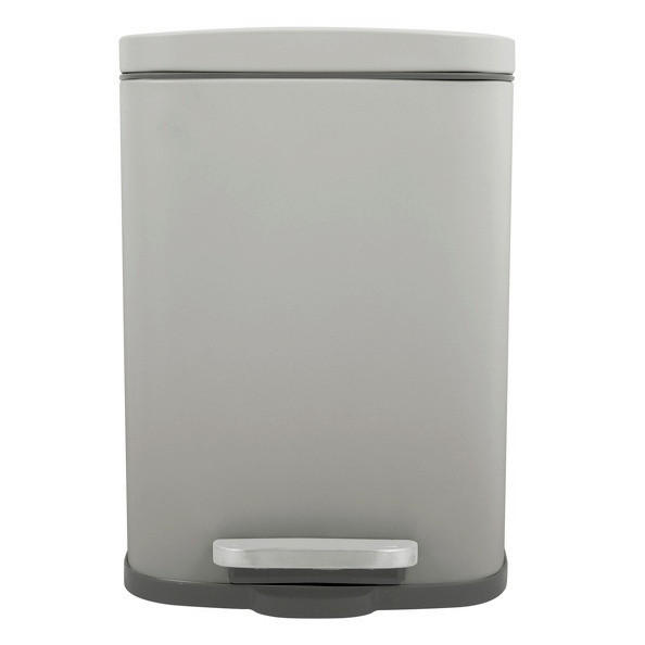 TRETEIMER 5 l  Metall  - Taupe/Schwarz, Basics, Kunststoff/Metall (21,4/17,6/30cm) - Spirella