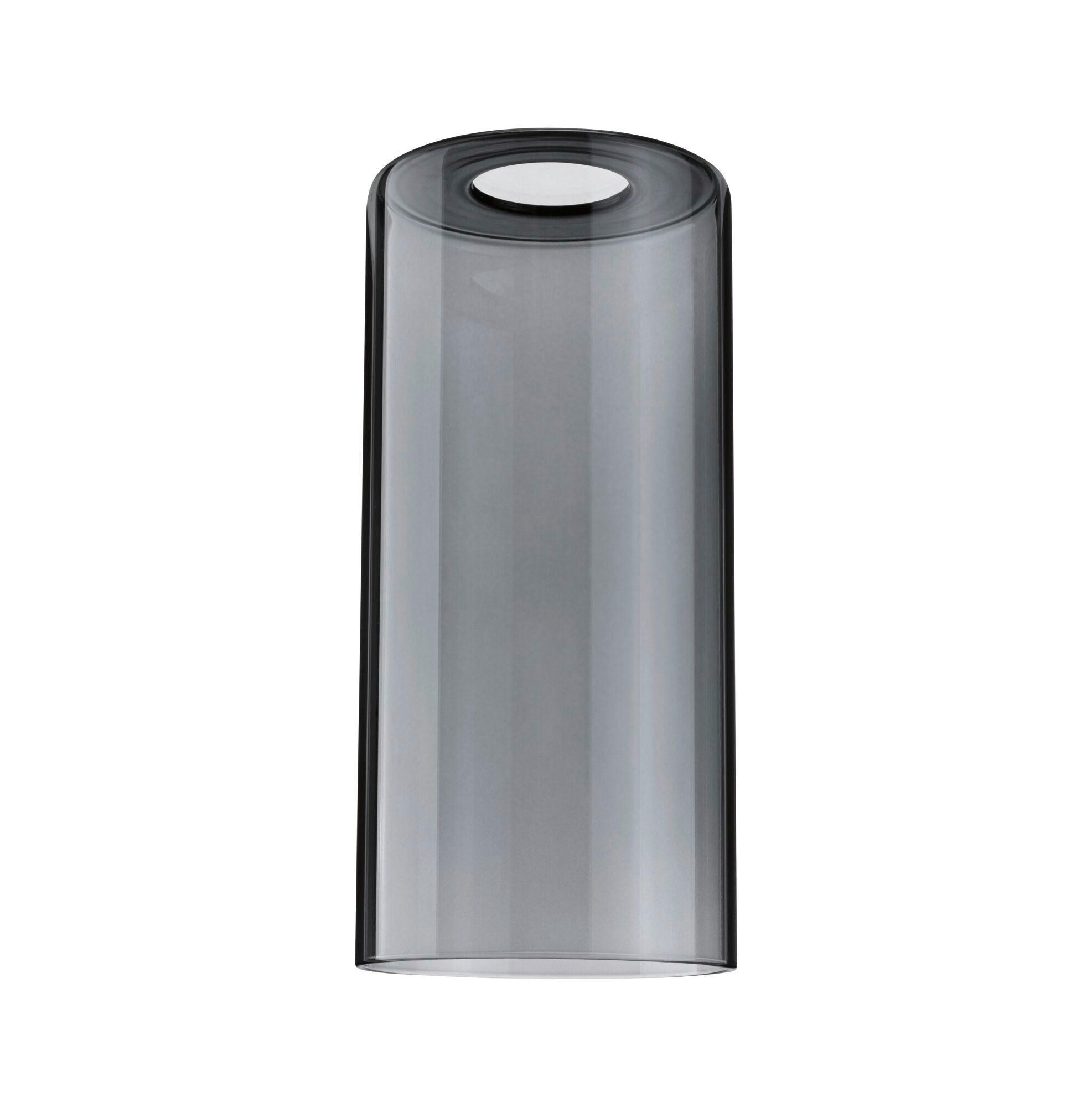 SCHIENENSYSTEM-LEUCHTENSCHIRM 10/21 cm   - Grau, Basics, Glas (10/21cm) - Paulmann