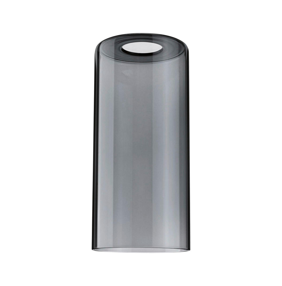 SCHIENENSYSTEM-LEUCHTENSCHIRM - Grau, Basics, Glas (10/21cm) - Paulmann