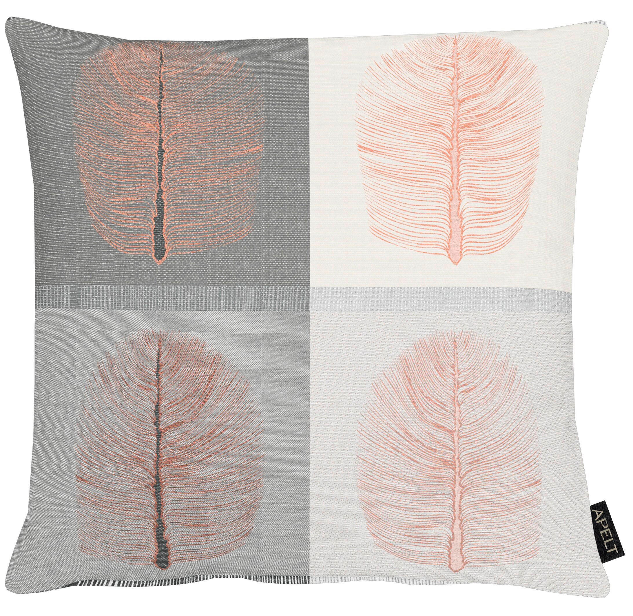 KISSENHÜLLE 46/46 cm  - Rot/Weiß, Design, Textil (46/46cm) - Apelt