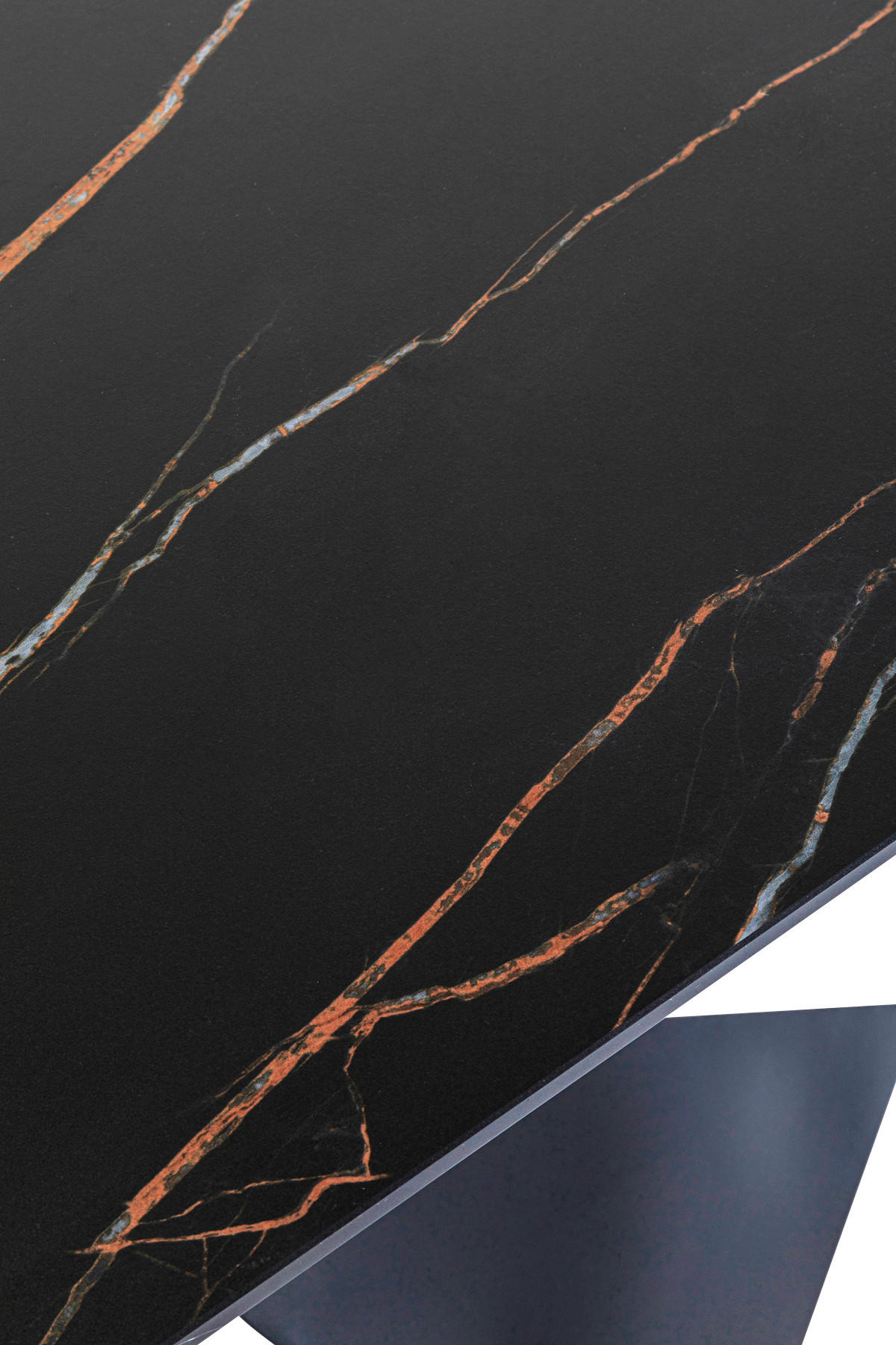 KONSOLENTISCH Schwarz  - Schwarz, Basics, Keramik/Metall (140/45/81cm) - Kare-Design