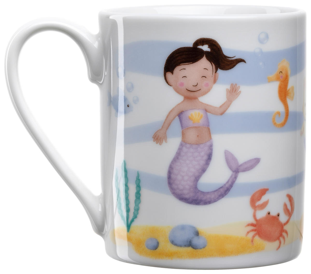 KINDERGESCHIRRSET  - Weiß/Hellblau, Trend, Stein (21,3/21,5/9,5cm) - Leonardo