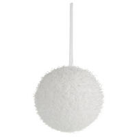 CHRISTBAUMKUGEL 10 cm  - Weiß, LIFESTYLE, Kunststoff (10cm)