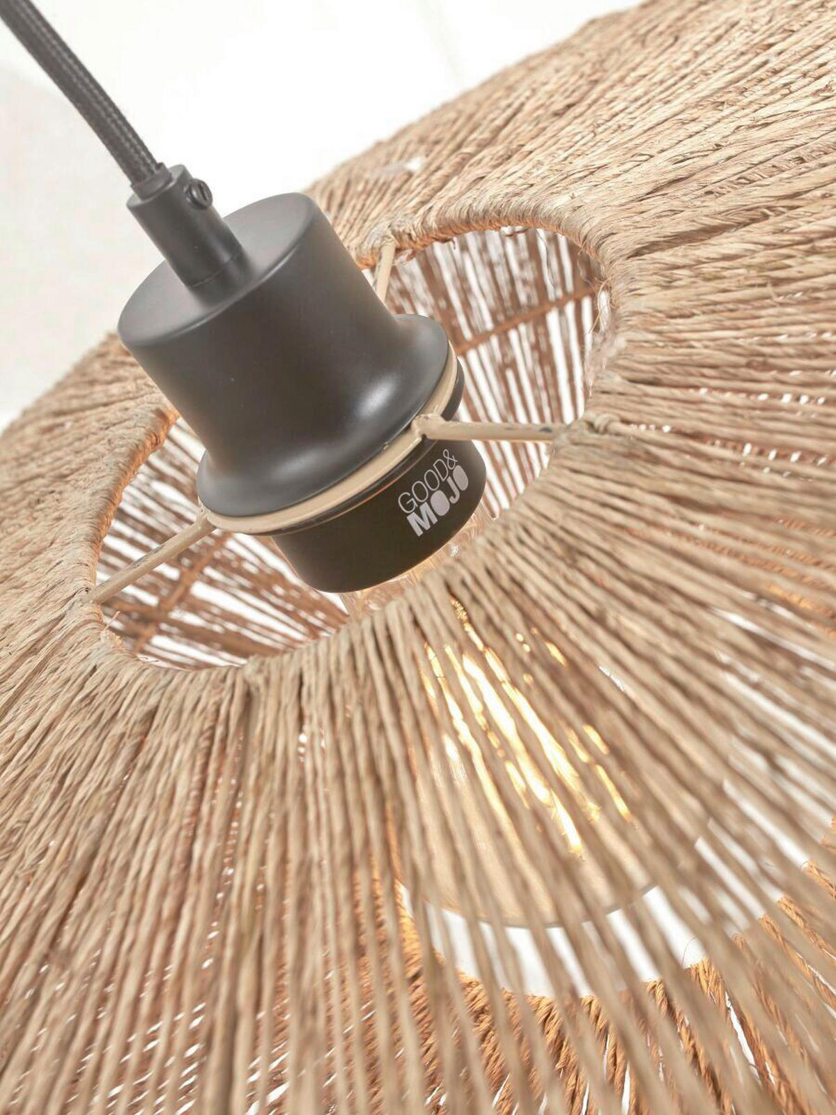 STOJACÍ LAMPA, 78/176/55 cm - bílá/přírodní barvy, Trend (78/176/55cm) - Good & Mojo