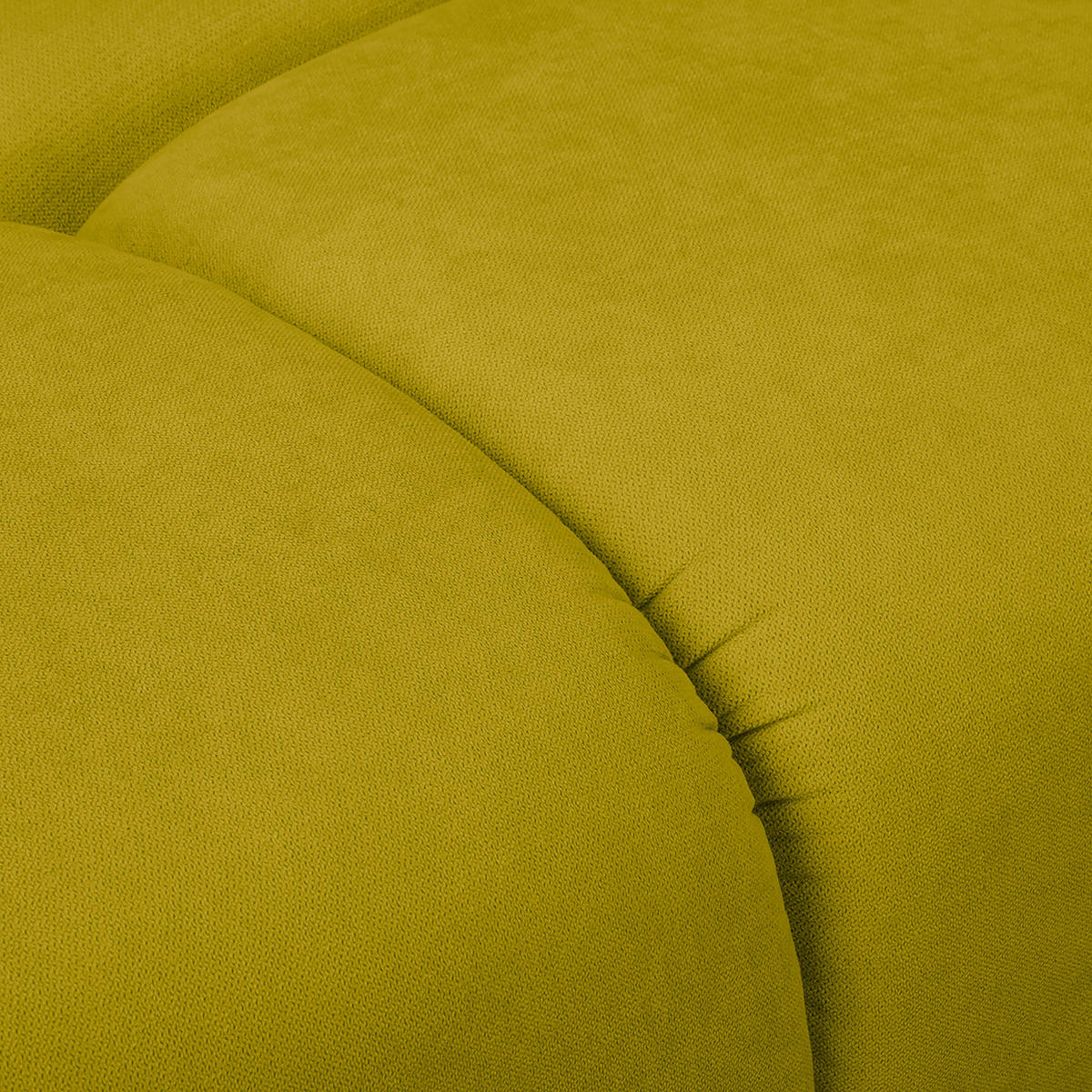 ECKSOFA in Mikrofaser Grün  - Silberfarben/Grün, Design, Textil/Metall (256/175cm) - Livetastic