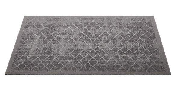 FUßMATTE  60/90 cm  Grau  - Grau, Basics, Kunststoff/Textil (60/90cm) - Esposa