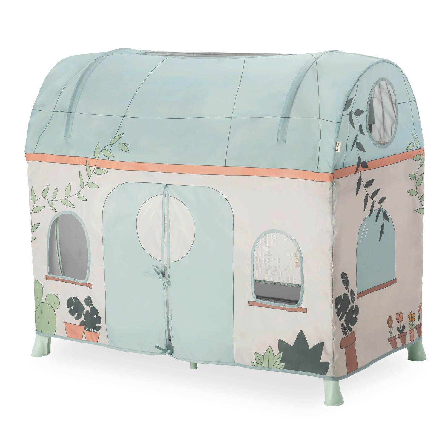 Hauck Reisebett-Spielzelt Travel Bed Cover Türkis 68x98x130 cm