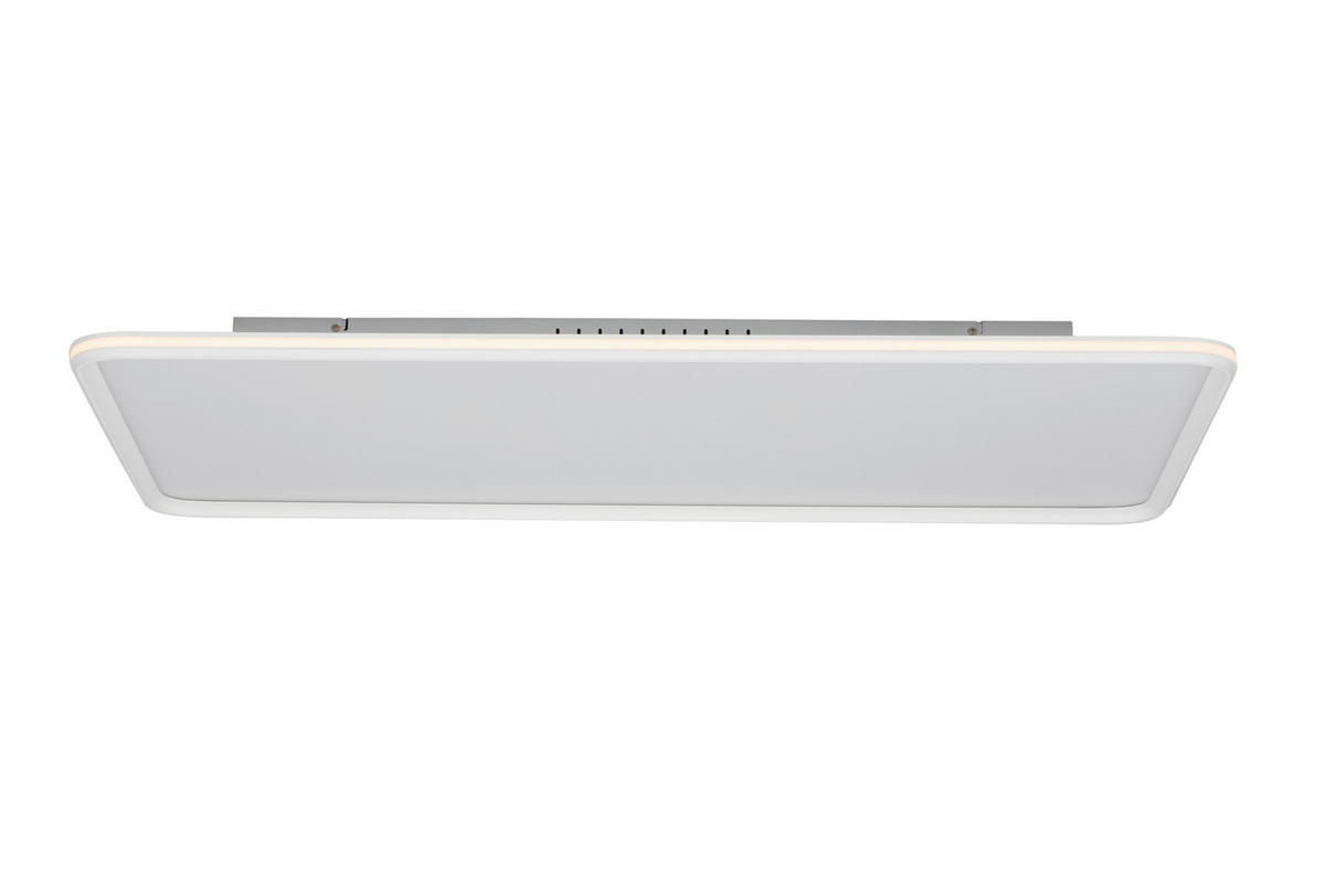 LED-DECKENLEUCHTE Bosona 110/60/7 cm  - Weiß, Basics, Kunststoff/Metall (110/60/7cm) - Novel