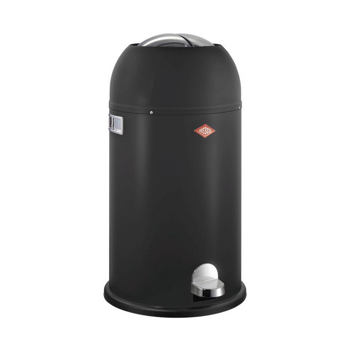 ABFALLSAMMLER KICKMASTER 33 L  - Schwarz, KONVENTIONELL, Kunststoff/Metall (37,5/69cm) - Wesco