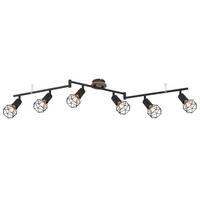 SPOTLIGHT 116/10/24,5 cm   - brun/svart, Basics, metall/trä (116/10/24,5cm) - Globo
