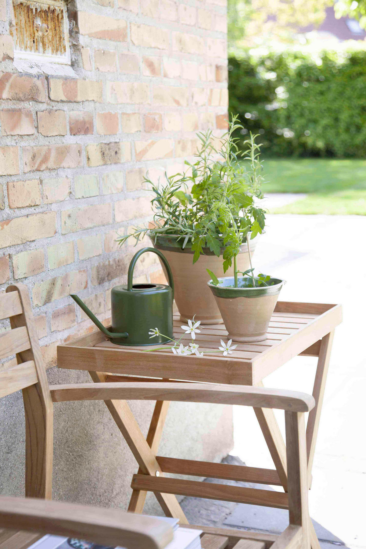 TABLETTTISCH 60/40/65 cm Teakholz vollmassiv Teakfarben  - Teakfarben, KONVENTIONELL, Holz (60/40/65cm) - MID.YOU