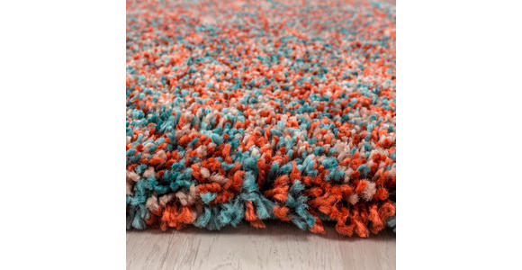 HOCHFLORTEPPICH 160/160 cm Enjoy Terracotta - Terracotta, KONVENTIONELL, Textil (160/160cm) - Novel