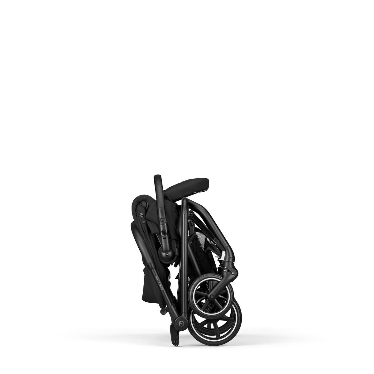 BUGGY EEZY S TWIST+ 2 BLK Magic Black | black  - Schwarz, Basics, Kunststoff/Textil (80,5/45/105cm) - cybex GOLD