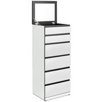 KOMMODE  in 50/120/40 cm  - Silberfarben, Trend, Glas/Holzwerkstoff (50/120/40cm) - Xora